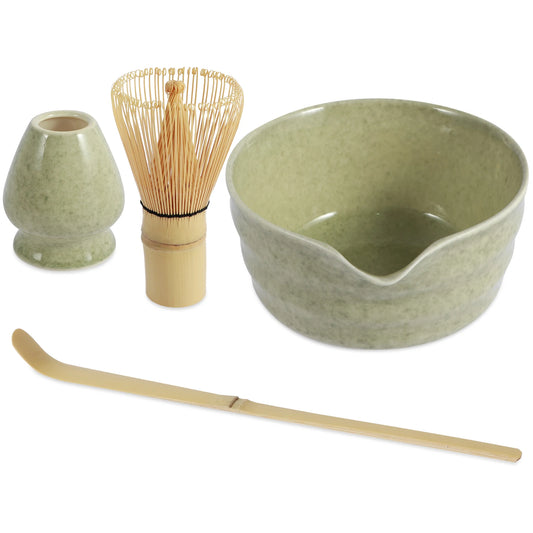 Complete Matcha Set for Japanese Ceremonial Tea Drinking